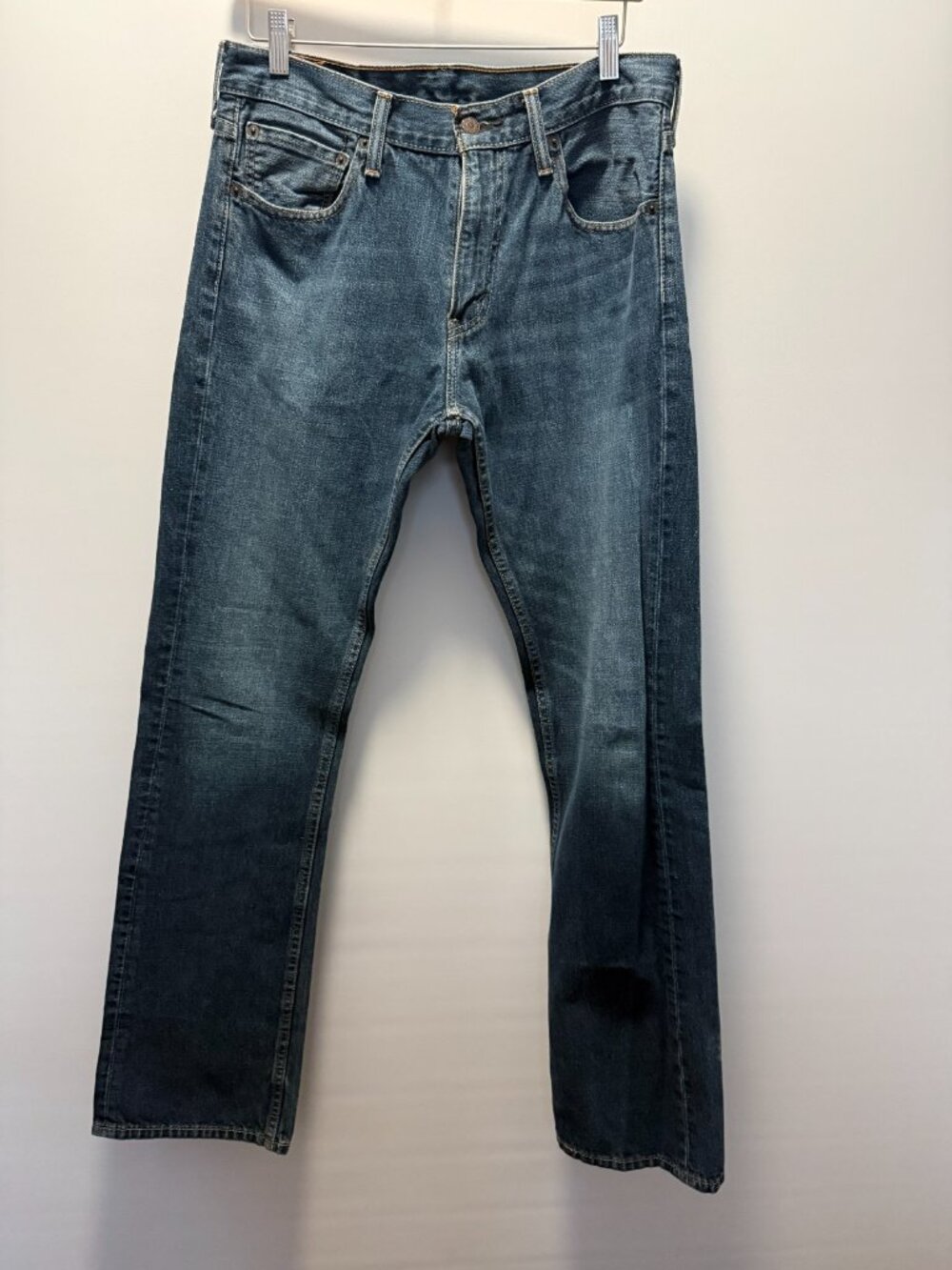 Levi's 527 Denim Slim Fit Men's Washed out  Straight Leg Jeans W32 L34